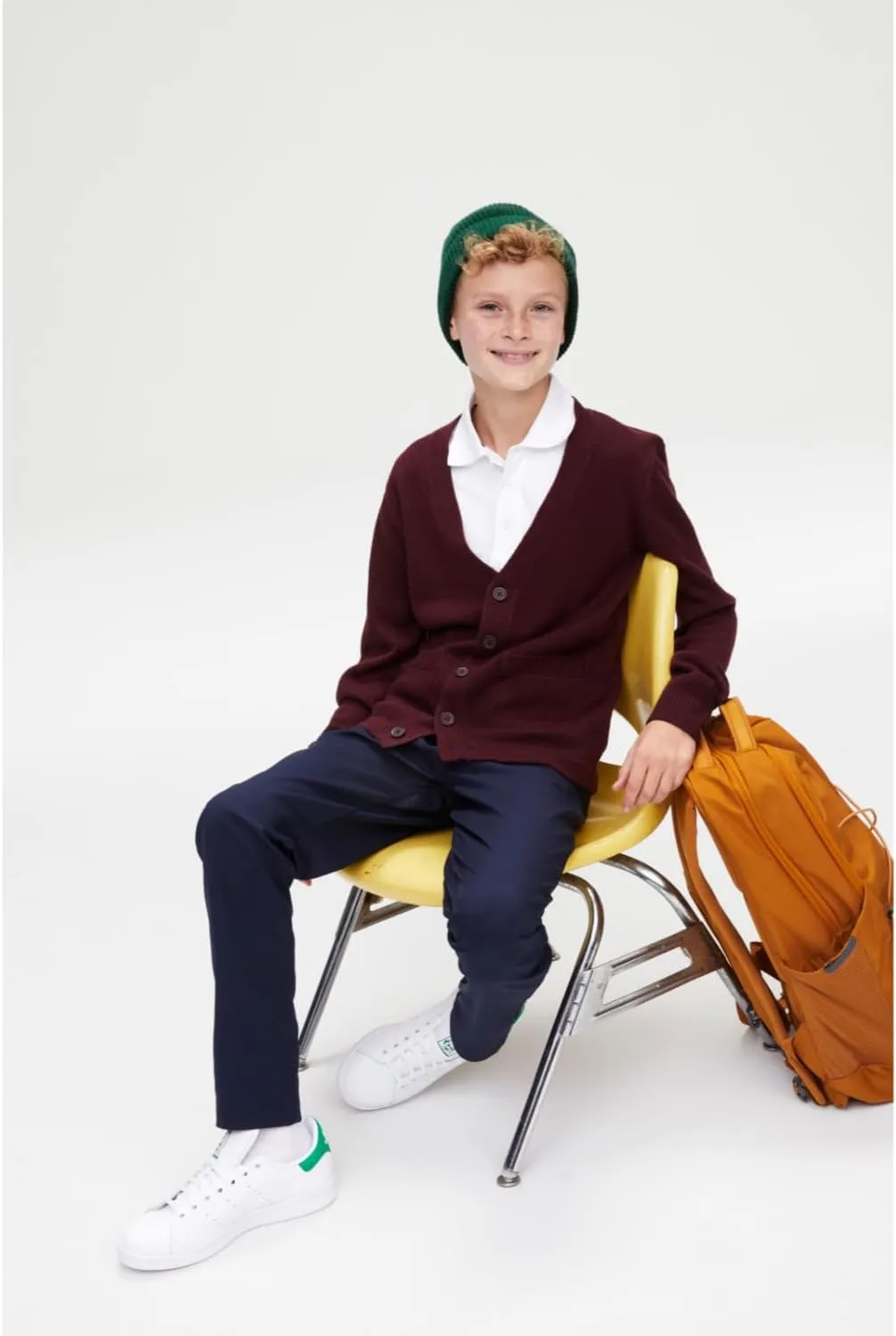 French Toast Boys' Slim Fit Taper Leg Performance Pant