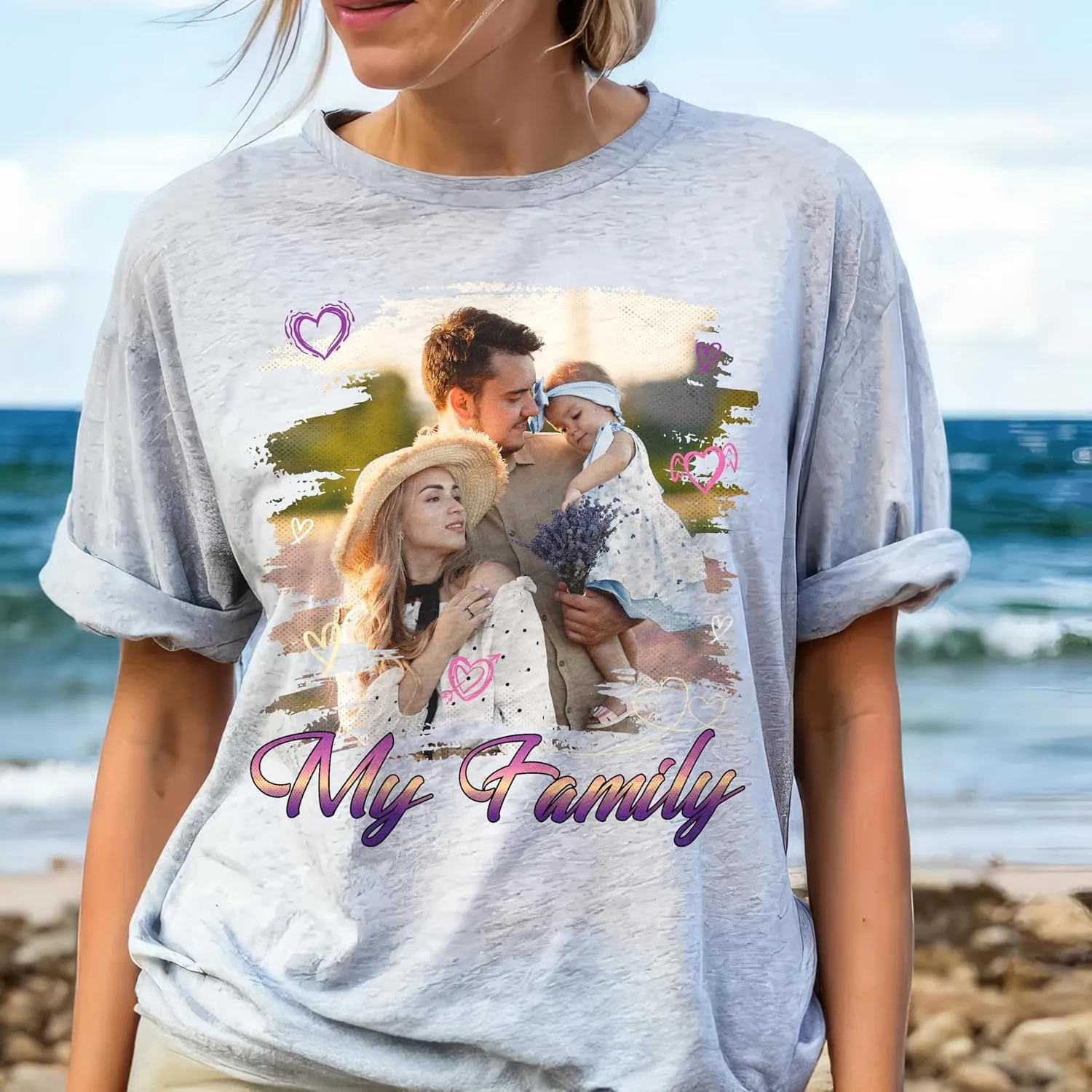 JIX & JOKY Custom Your Own Bootleg Rap Tee Custom Girlfriend Face Shirt for Boyfriend Vintage Birthday Valentine Shirt