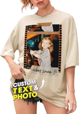 JIX & JOKY Custom Your Own Bootleg Rap Tee Custom Girlfriend Face Shirt for Boyfriend Vintage Birthday Valentine Shirt