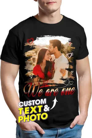 JIX & JOKY Custom Your Own Bootleg Rap Tee Custom Girlfriend Face Shirt for Boyfriend Vintage Birthday Valentine Shirt
