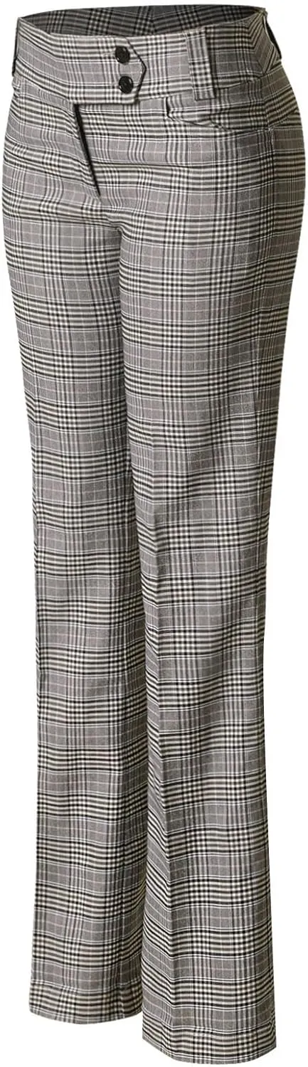 MixMatchy Women's Ultra Stretch Lux Comfort with Flex Motion Bootcut Dress Pants Work Business Office Trousers