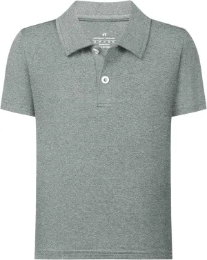 QBK Boys' Active Performance Golf Polo Shirts Kids Dry Fit School Uniform for Toddler to Youth