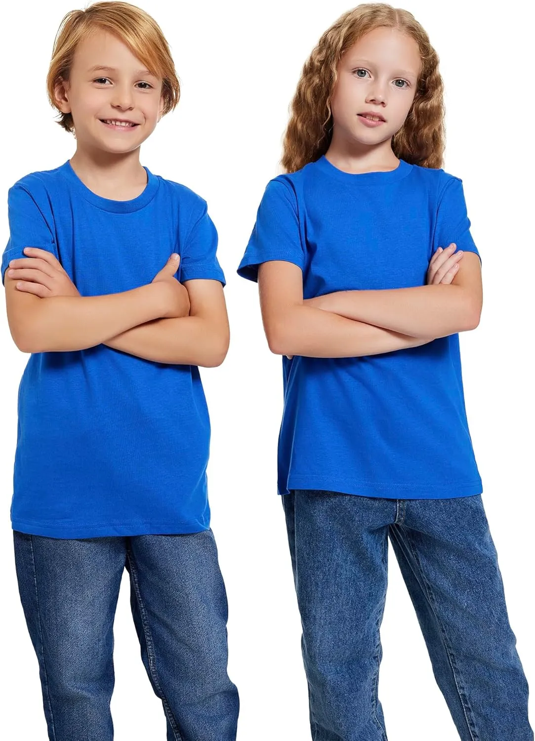 SupaSoft Apparel Kids Personalized Shirt for Boys Girls Youth Custom Tshits 6 to 18 Age Add Your Text Photo Tee