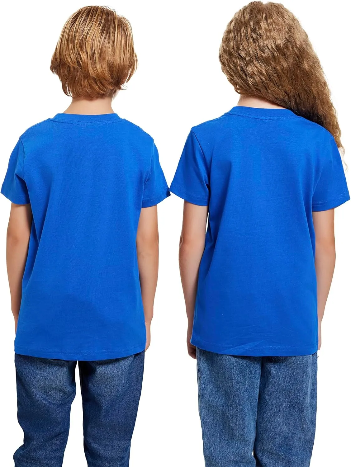 SupaSoft Apparel Kids Personalized Shirt for Boys Girls Youth Custom Tshits 6 to 18 Age Add Your Text Photo Tee