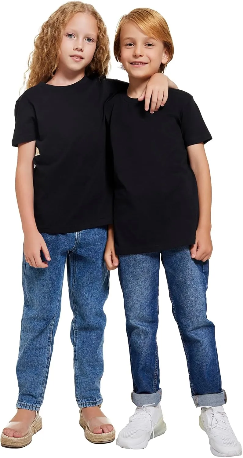 SupaSoft Apparel Kids Personalized Shirt for Boys Girls Youth Custom Tshits 6 to 18 Age Add Your Text Photo Tee